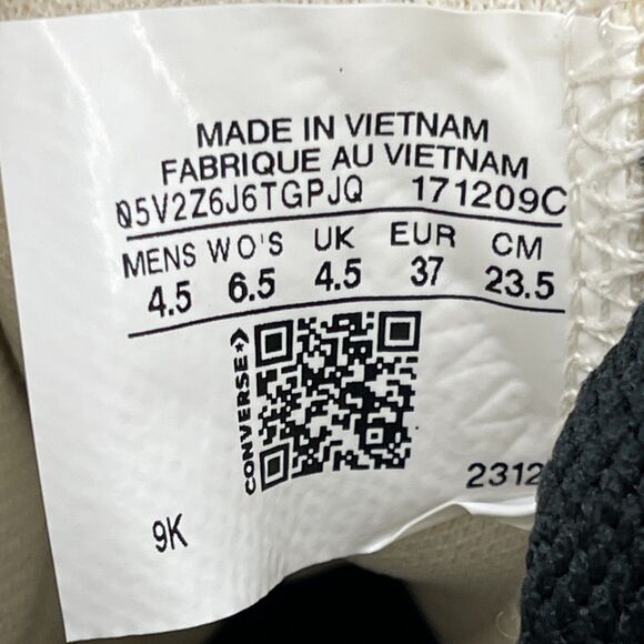 Converse Chuck Taylor All Star Lift Shoes Womens 6.5 Zebra Casual Comfort Skate - Picture 8 of 9